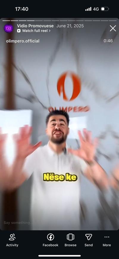 Prezantimi i Olimpero
